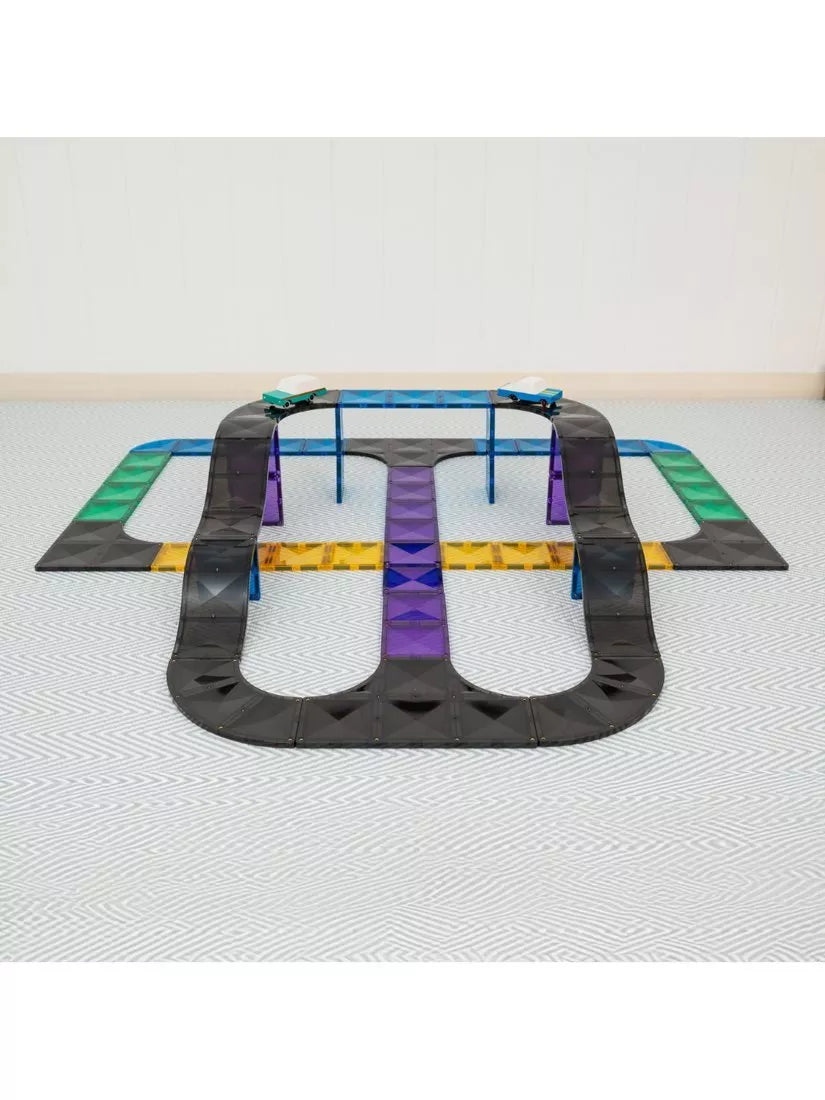 Connetix construction set roads ramps intersections 16 piece, imported from the UK