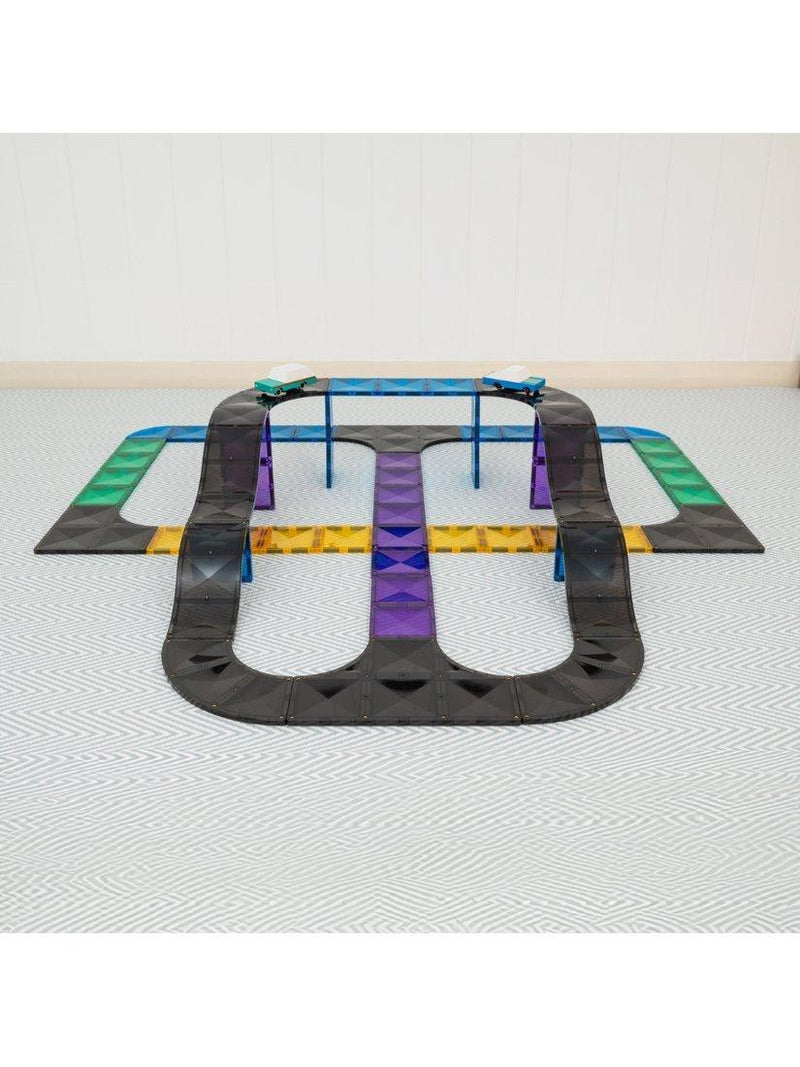 Connetix construction set roads ramps intersections 16 piece, imported from the UK