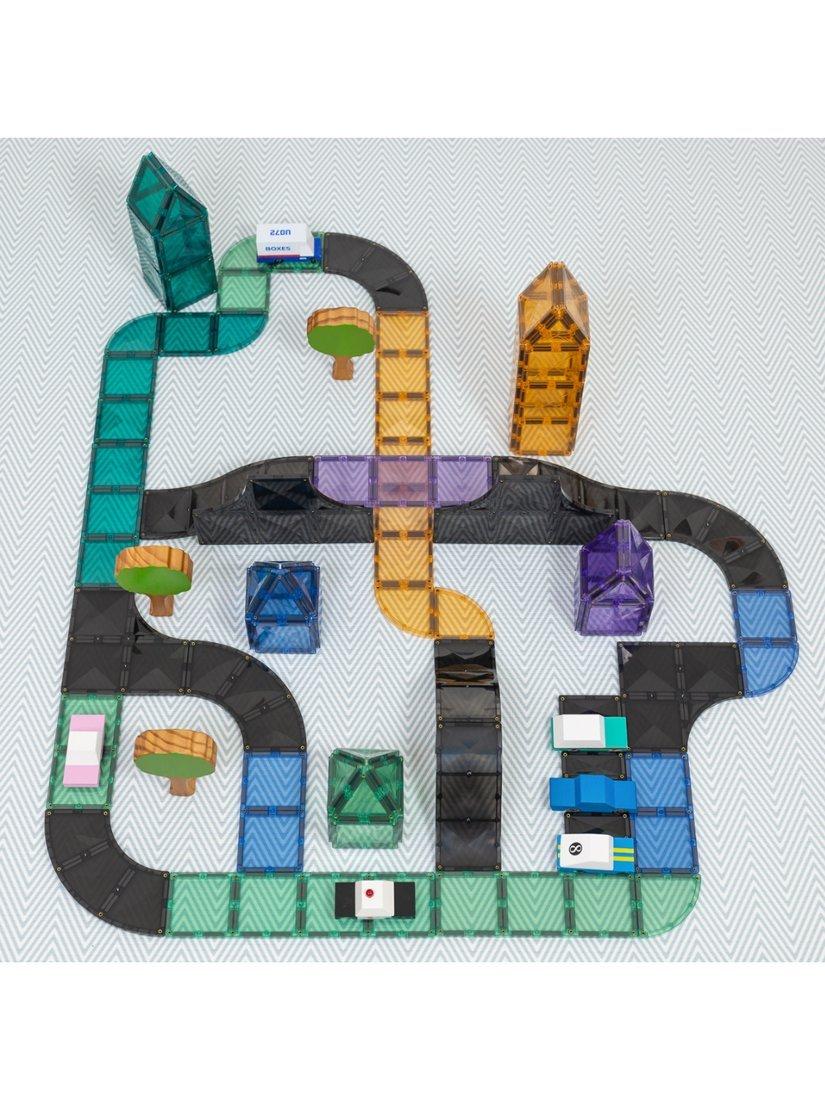 Connetix construction set roads ramps intersections 16 piece, imported from the UK