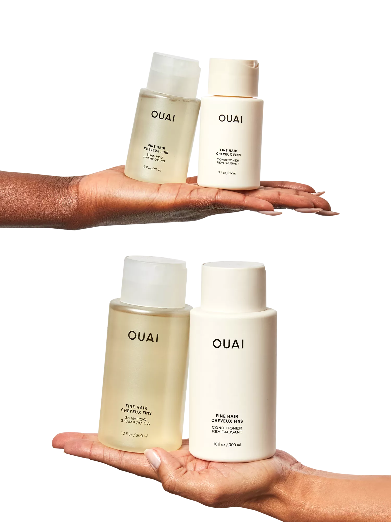 OUAI fine shampoo travel size 89ml, imported from the UK