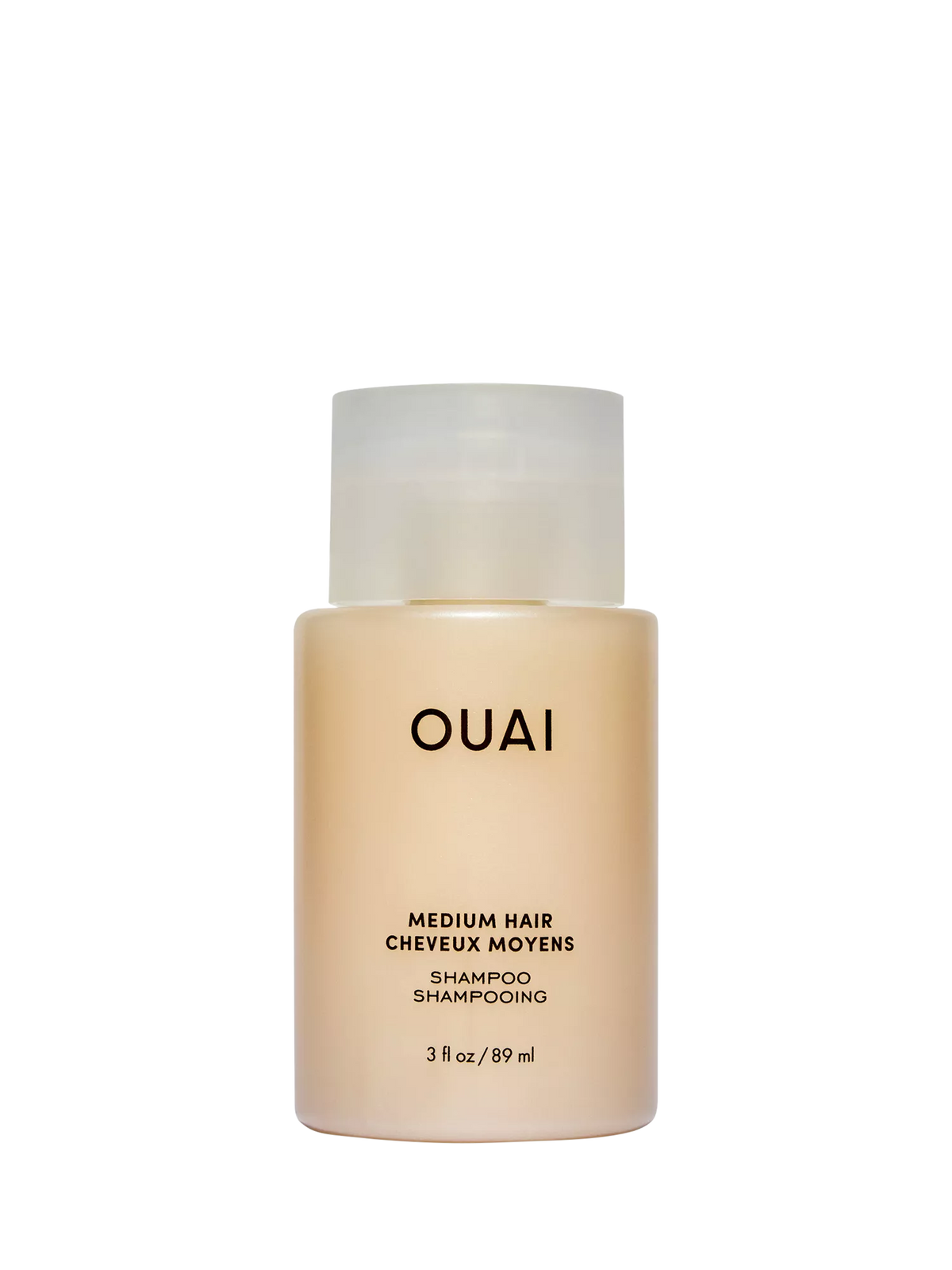 OUAI Medium Hair Shampoo Travel Size 89ml, imported from the UK