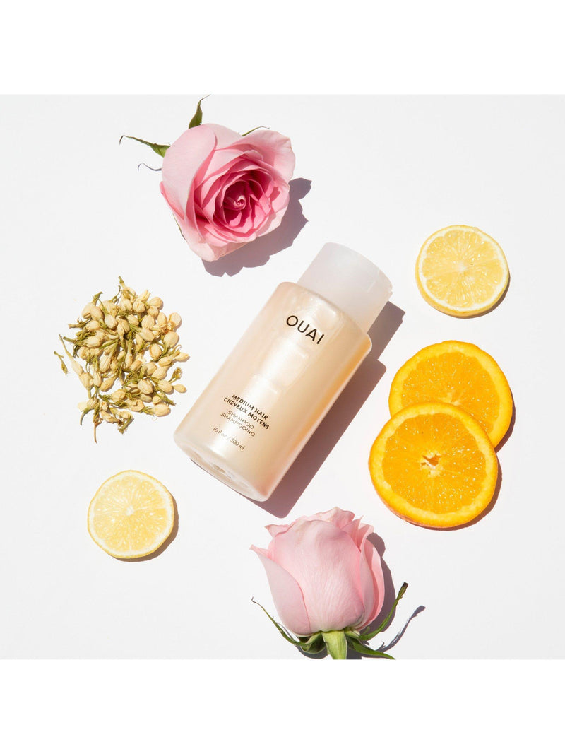 OUAI Medium Hair Shampoo Travel Size 89ml, imported from the UK