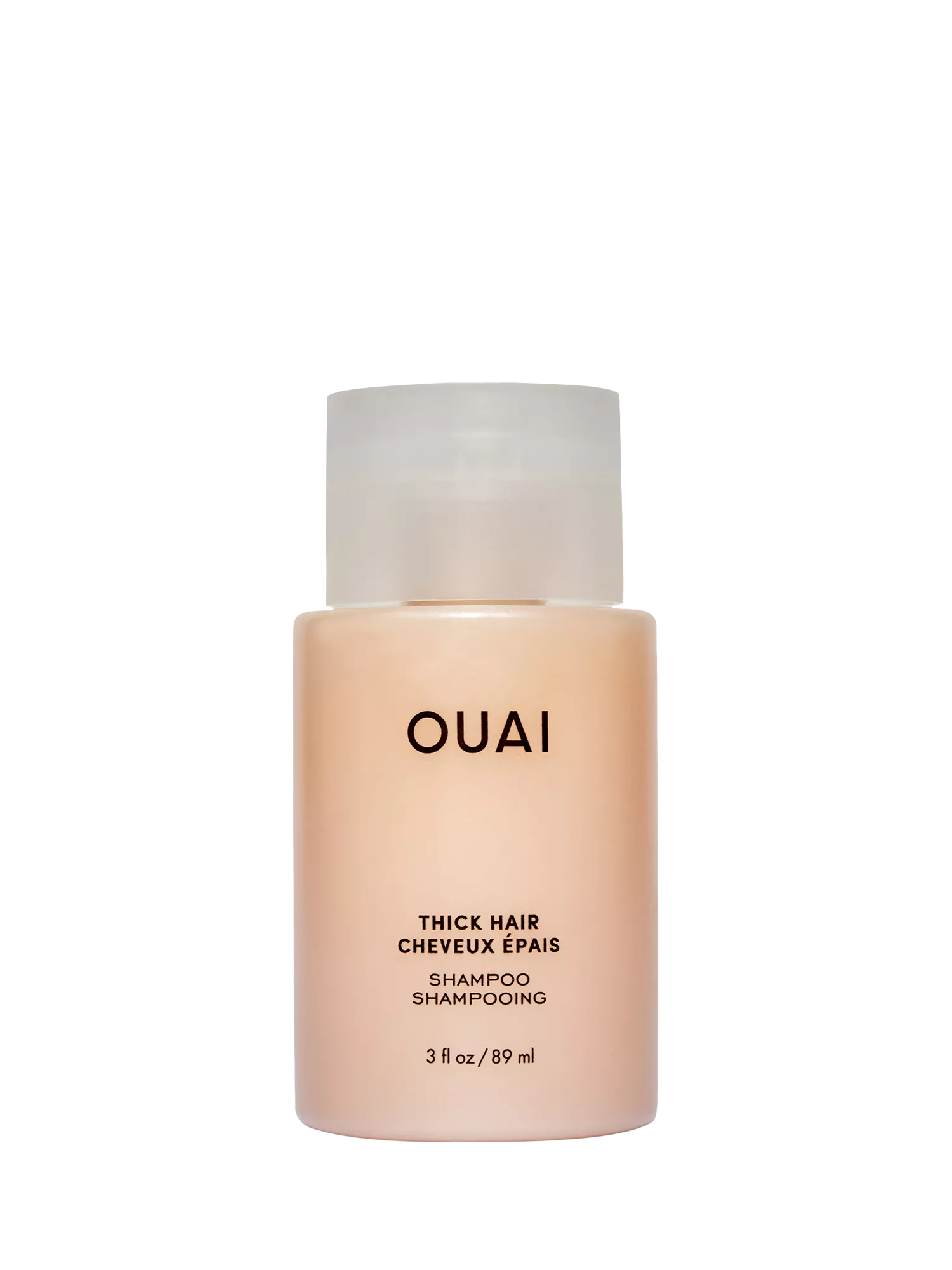 OUAI thick hair shampoo travel size 89ml, imported from the UK