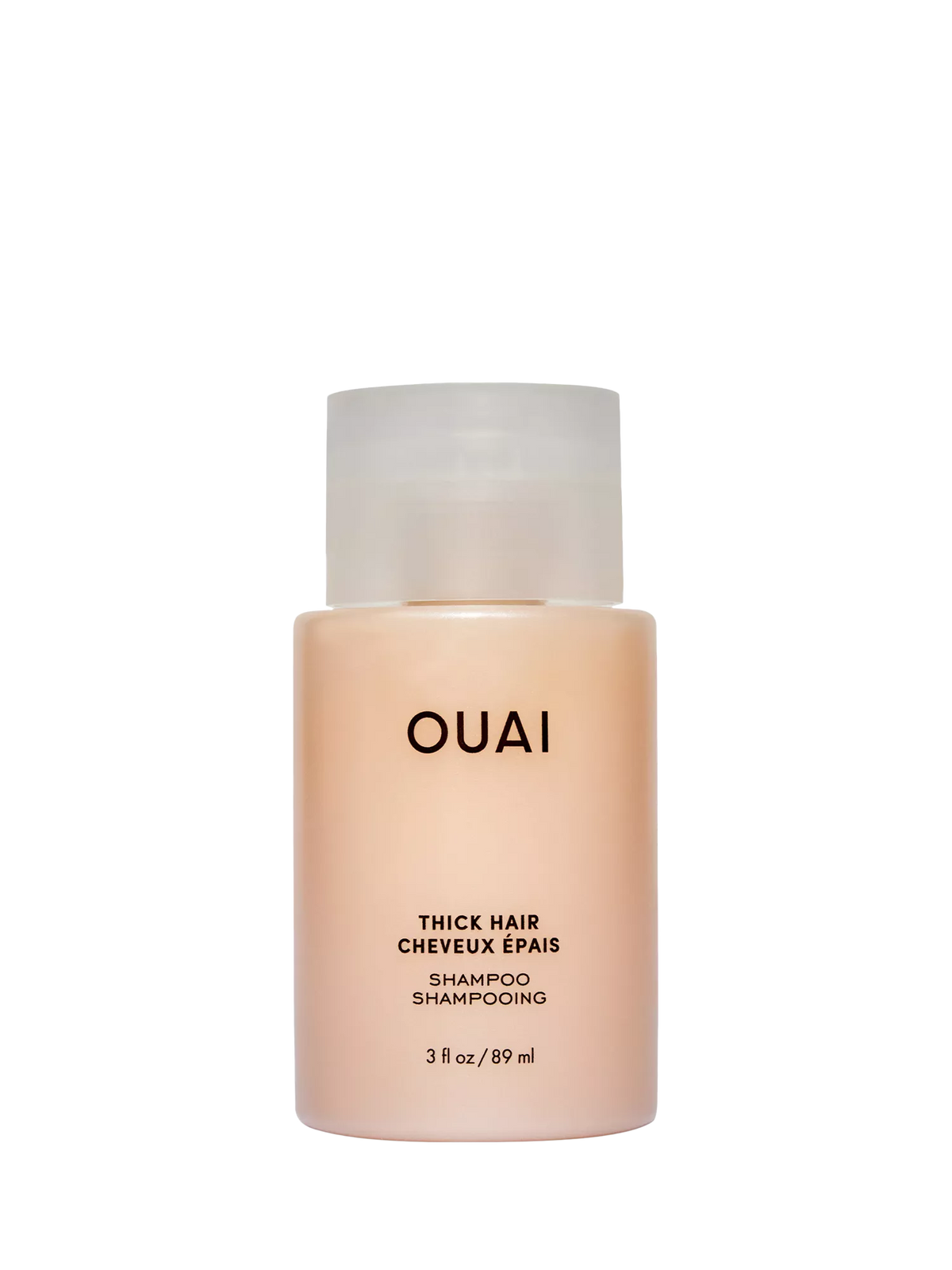 OUAI thick hair shampoo travel size 89ml, imported from the UK