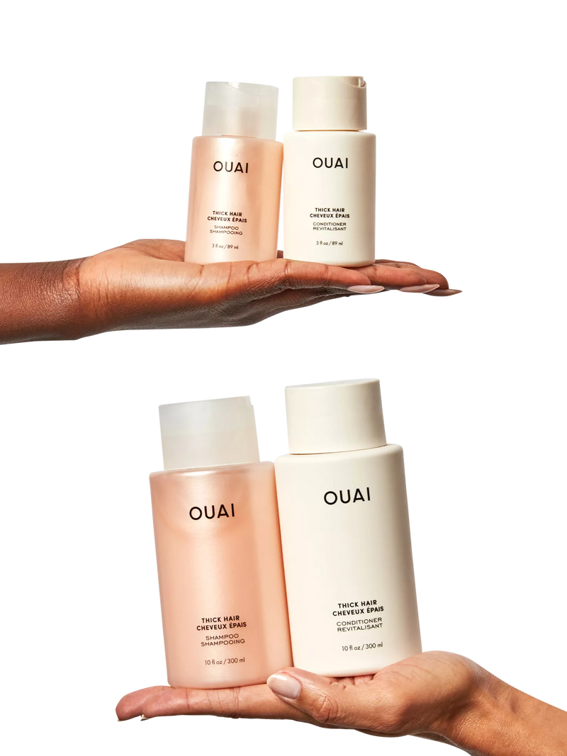OUAI thick hair shampoo travel size 89ml, imported from the UK