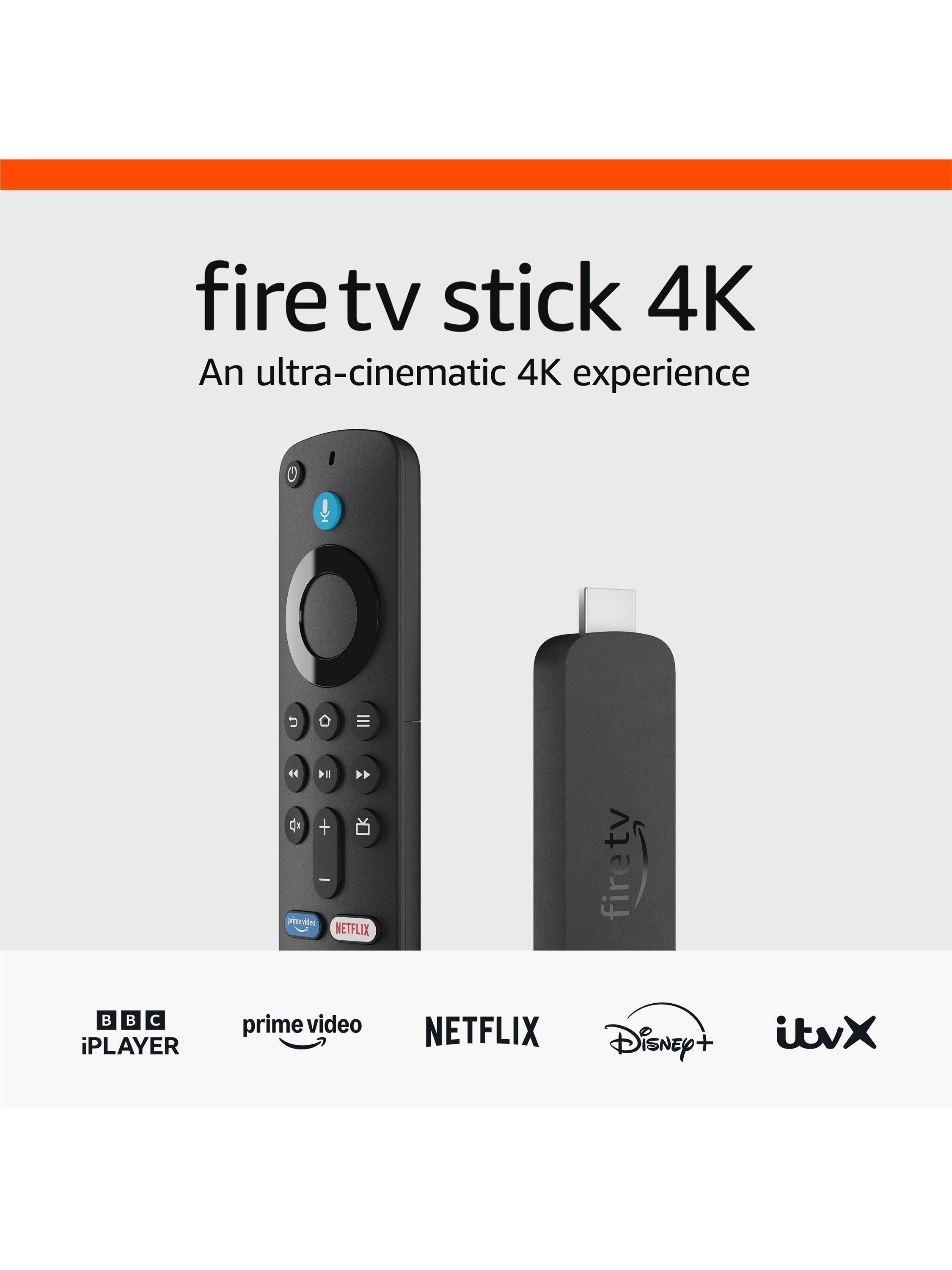 Amazon Fire TV Stick 4K streaming media player (British brand)