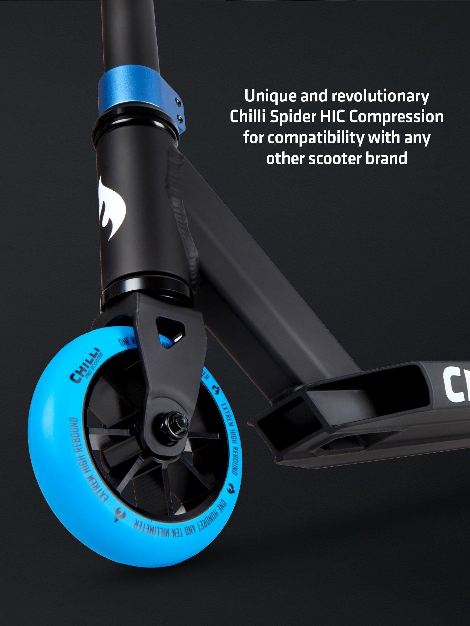 Micro Scooters Chilli Base blue scooter, imported from the UK
