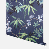 Arthouse Jasmine Garden Navy wallpaper 53cm x 1005m roll - British product