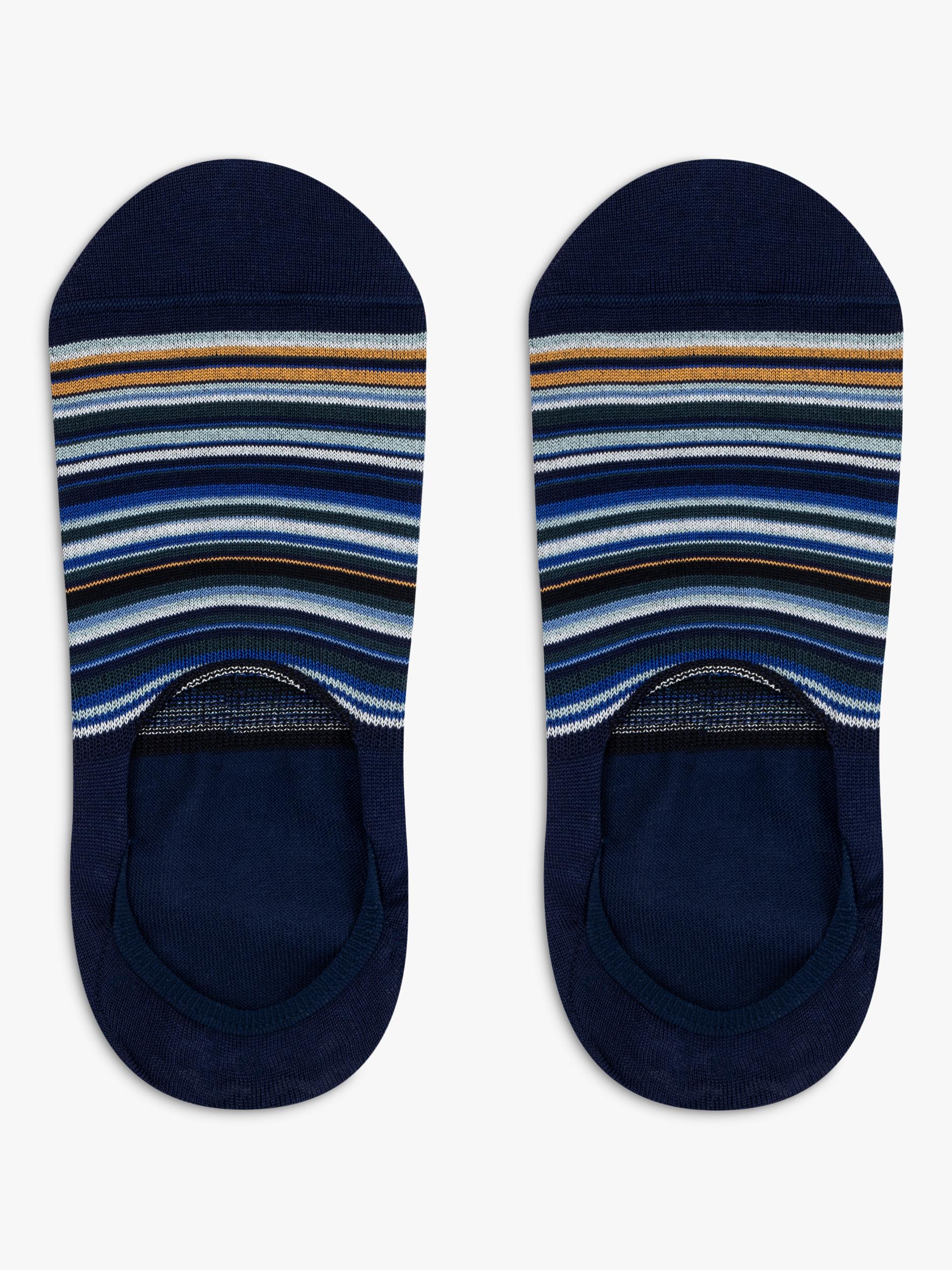 Paul Smith stripe no-show socks pack of 3 - British product