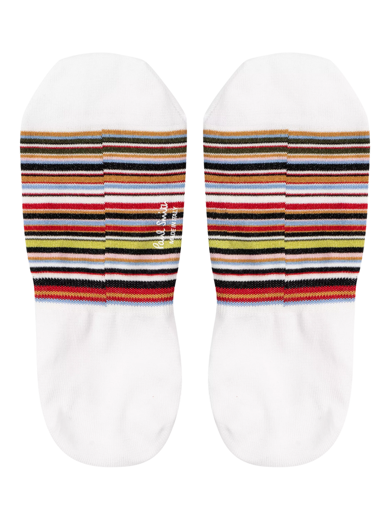 Paul Smith stripe no-show socks pack of 3 - British product
