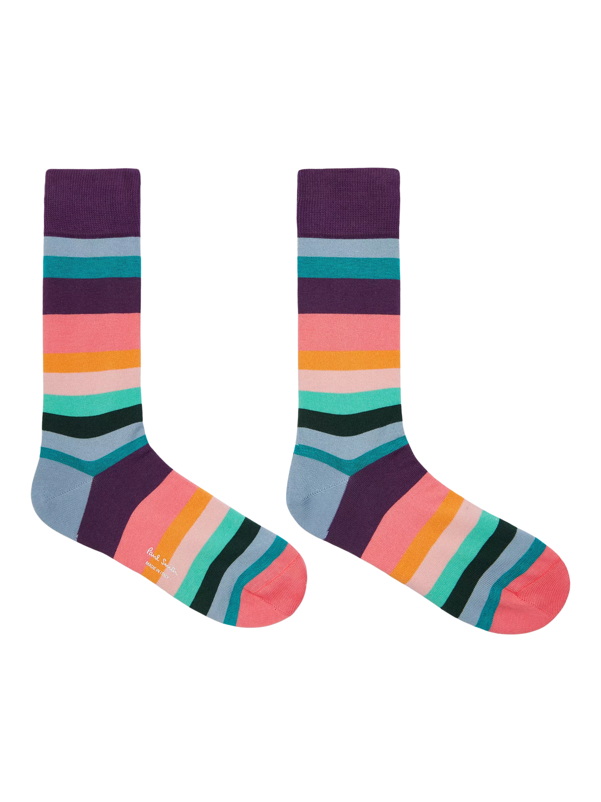 Paul Smith Bar Stripe crew socks multi (British brand)