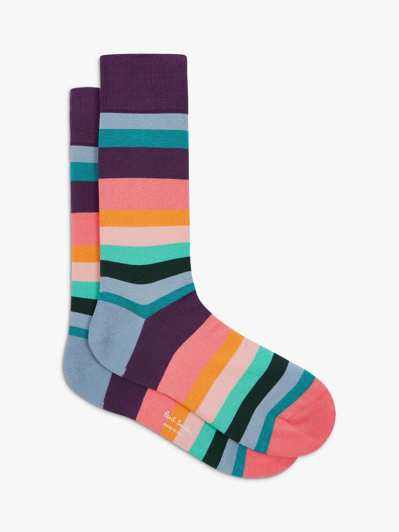 Paul Smith Bar Stripe crew socks multi (British brand)