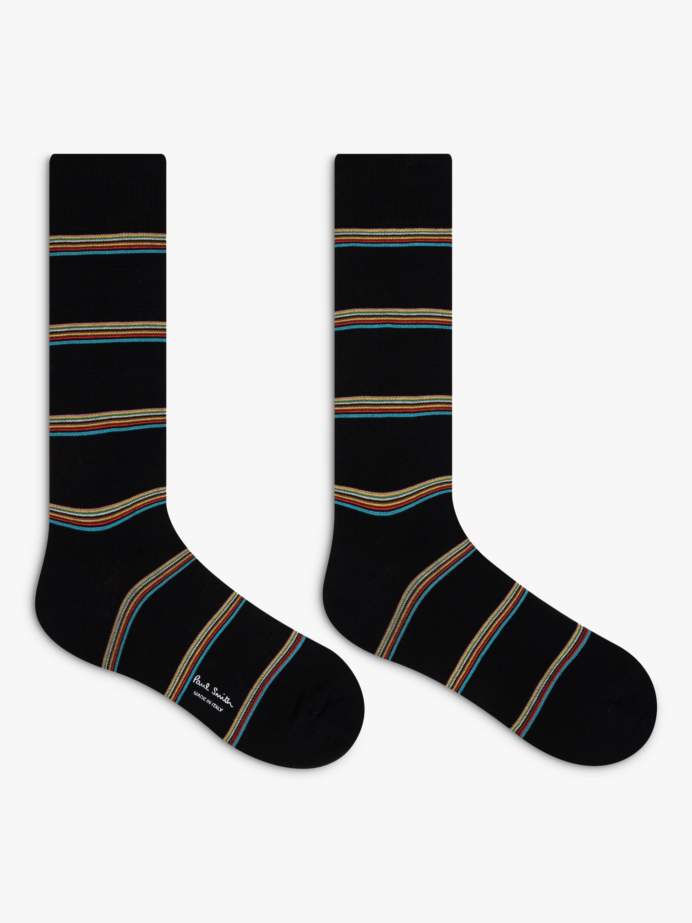 Paul Smith stripe cotton blend socks pack of 2 (British brand)
