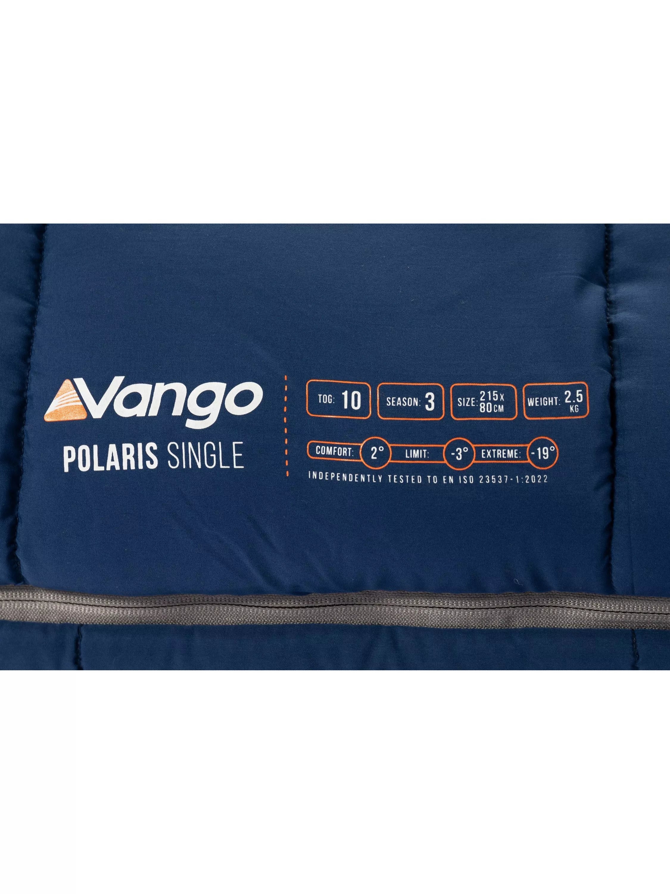 Vango Polaris single sleeping bag blue (British brand)