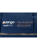 Vango Polaris single sleeping bag blue (British brand)