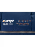 Vango Polaris single sleeping bag blue (British brand)