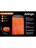 Vango Stellar Double sleeping bag, imported from the UK