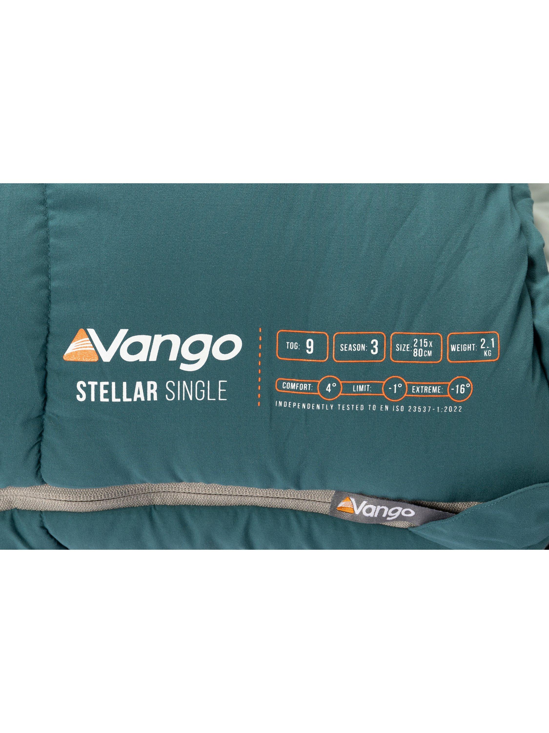 Vango Stellar Single sleeping bag green, UK version