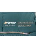 Vango Stellar Single sleeping bag green, UK version