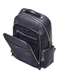 Aspinal of London leather backpack in navy (British brand)
