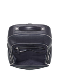 Aspinal of London leather backpack in navy (British brand)