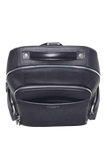 Aspinal of London leather backpack in navy (British brand)