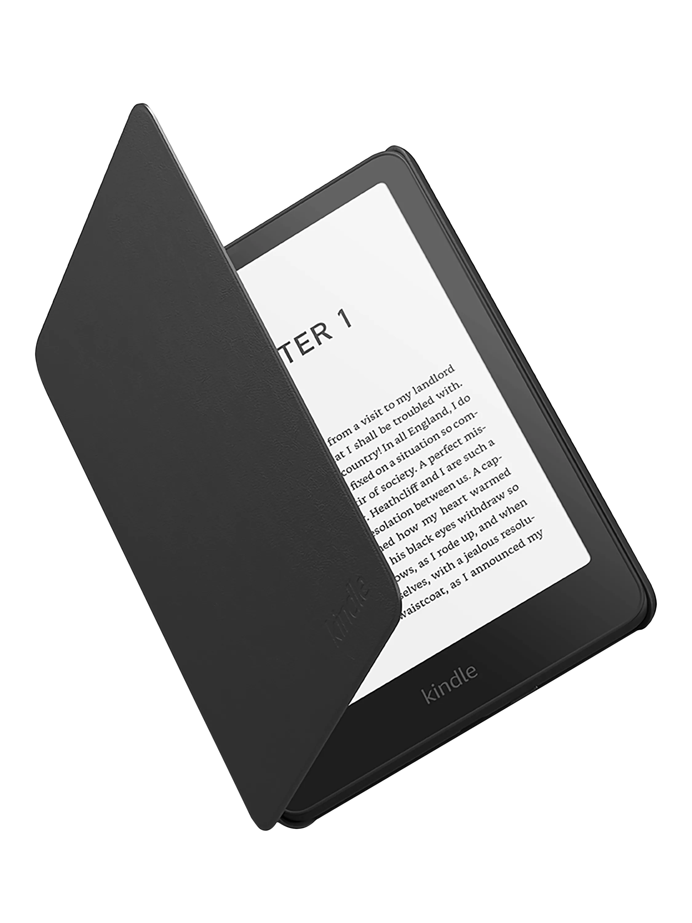 Amazon plant-based leather Kindle Paperwhite case black, imported from the UK