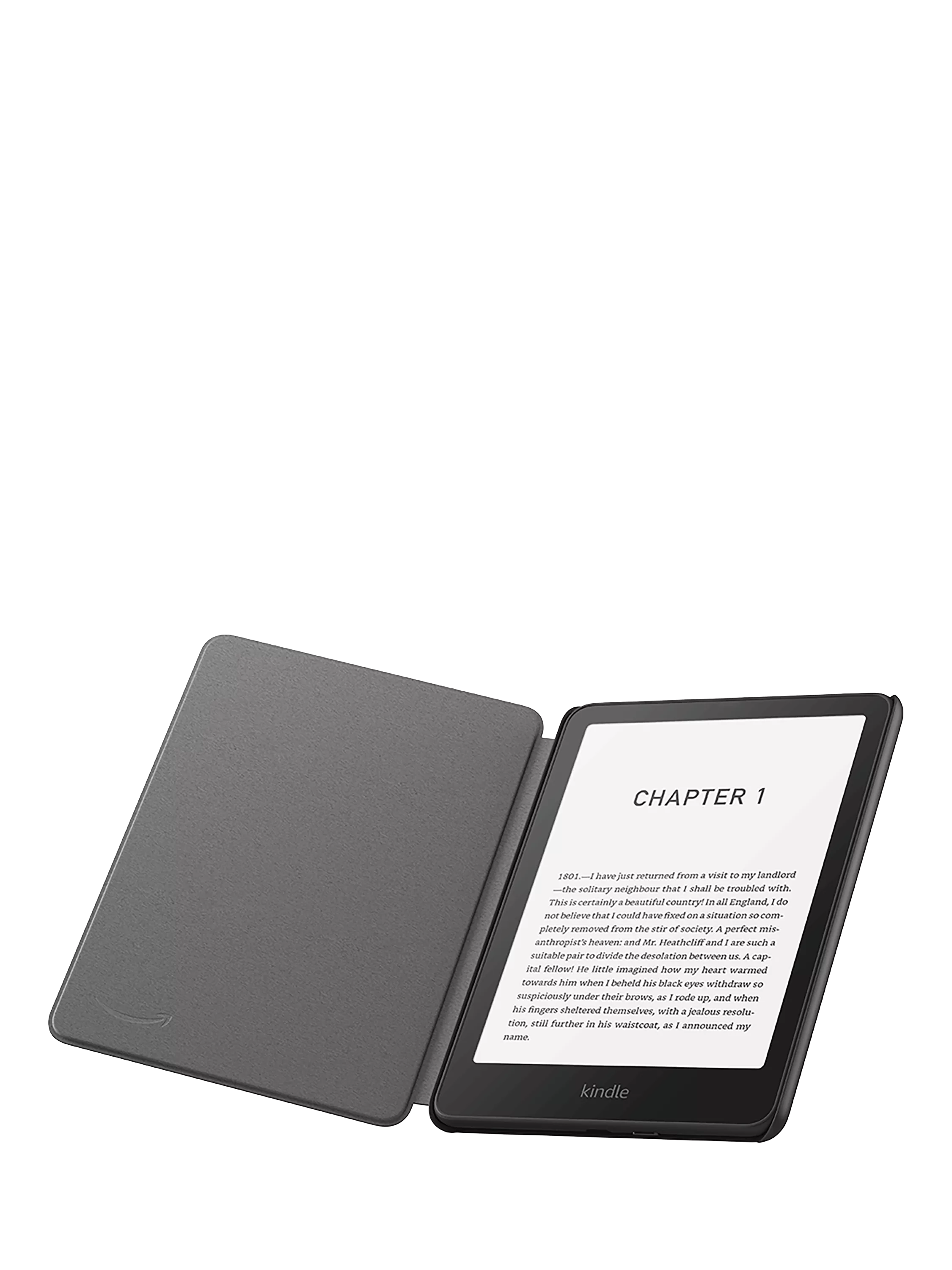 Amazon plant-based leather Kindle Paperwhite case black, imported from the UK