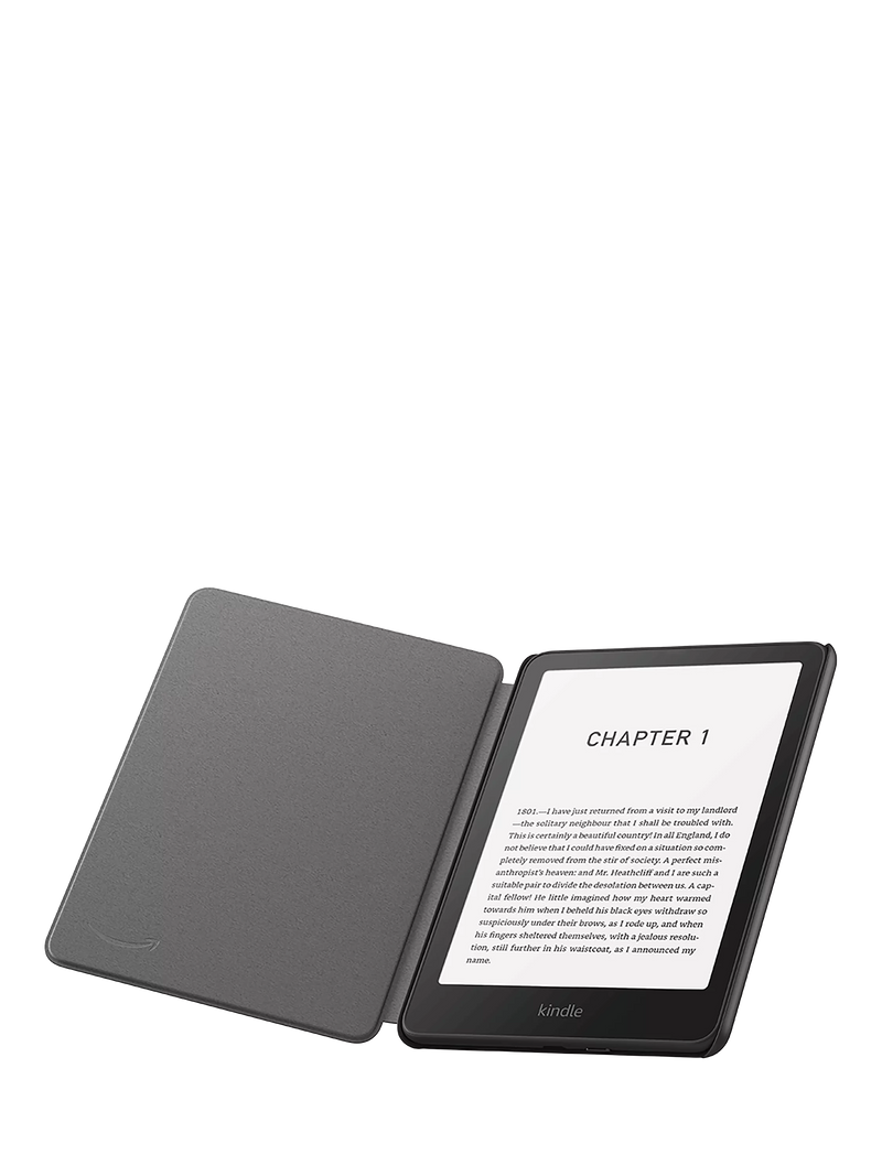 Amazon plant-based leather Kindle Paperwhite case black, imported from the UK