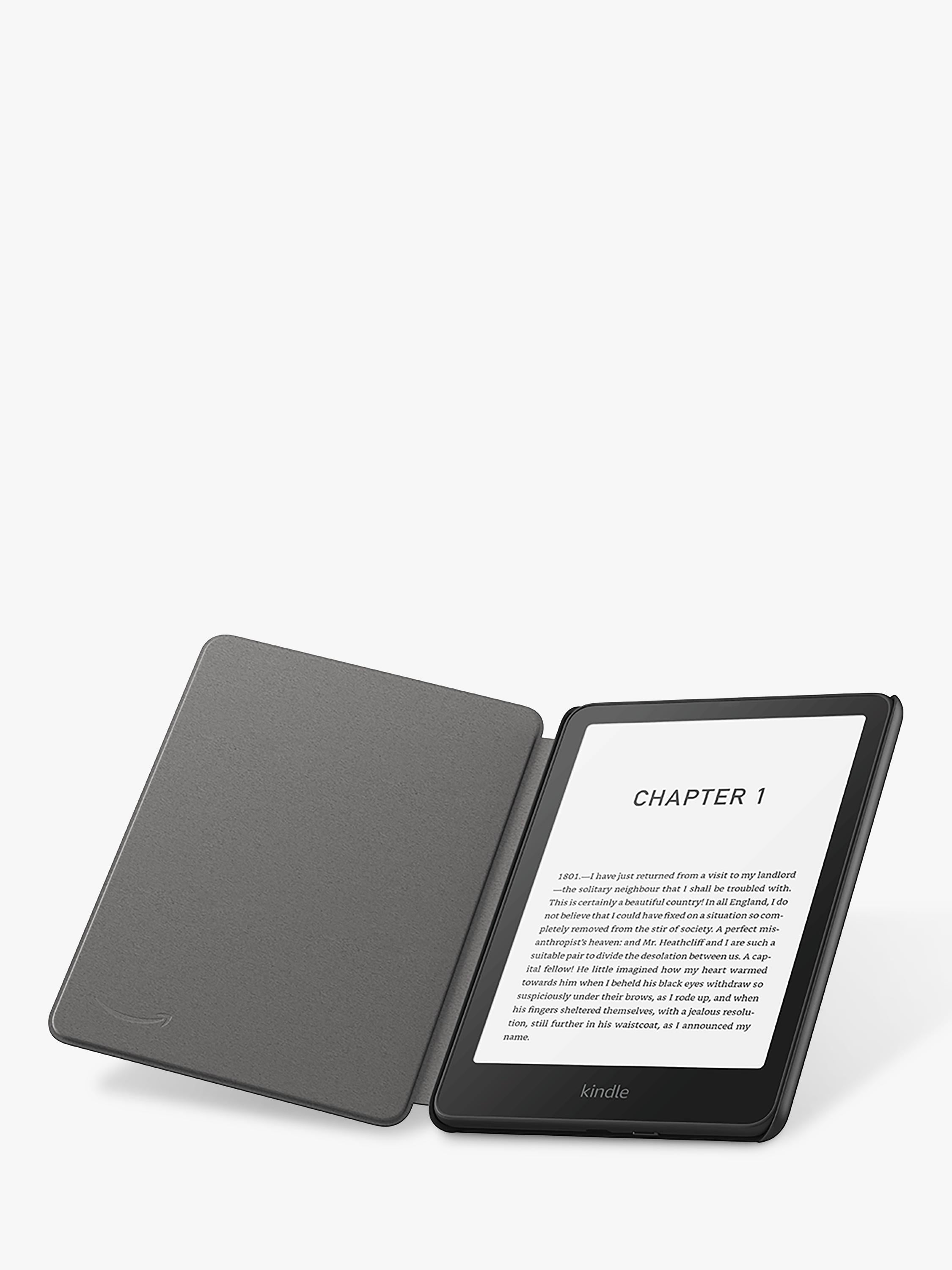 Amazon plant-based leather Kindle Paperwhite case black, imported from the UK