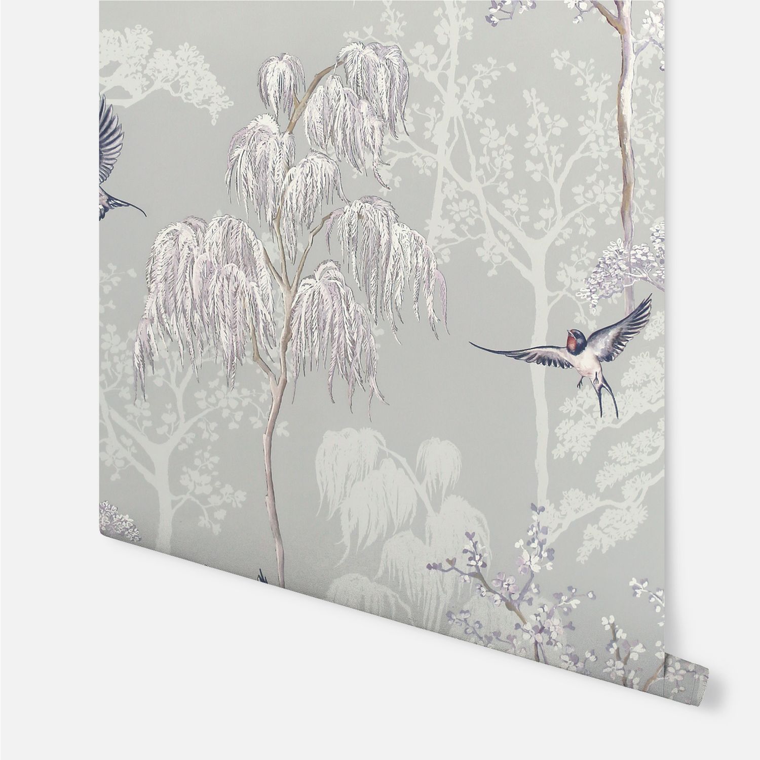 Arthouse Japanese Garden Grey wallpaper roll, UK version