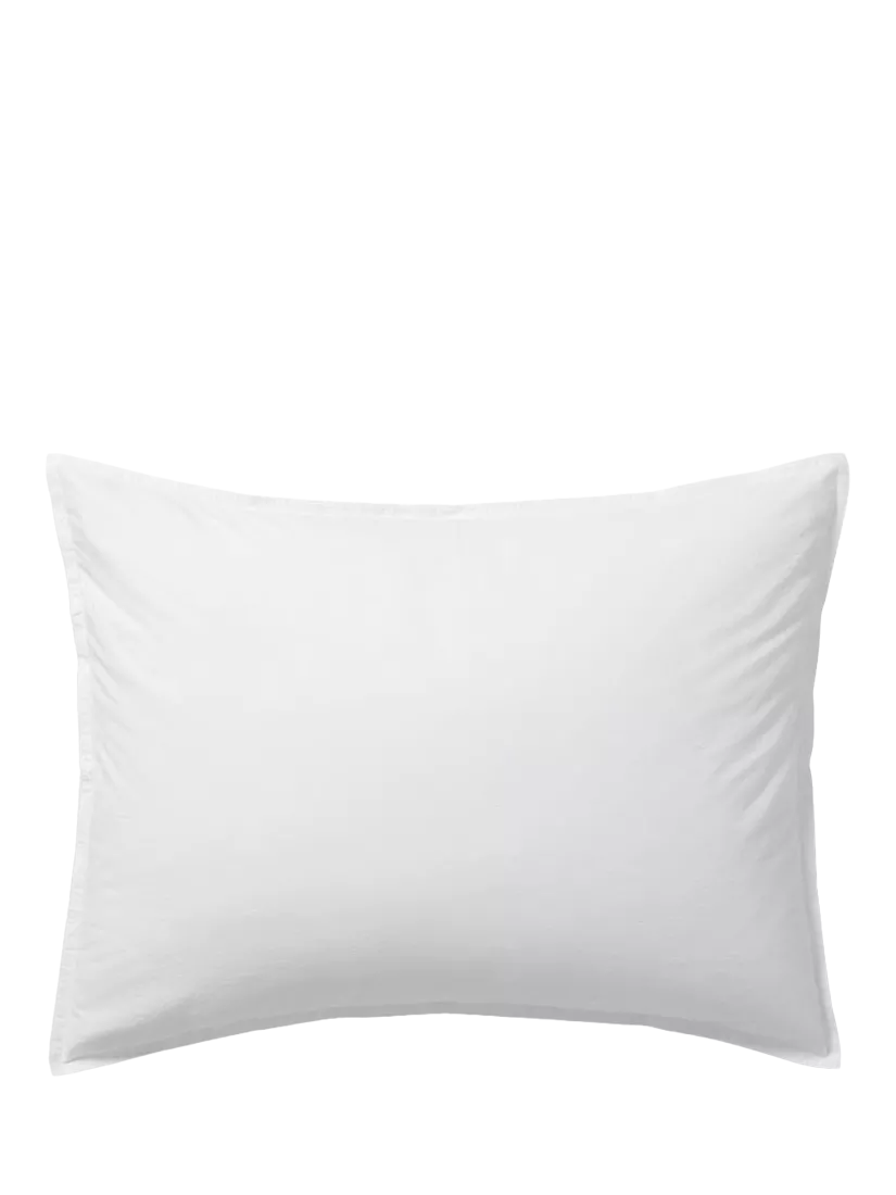 West Elm organic cotton pillowcase set of 2 white standard, UK version