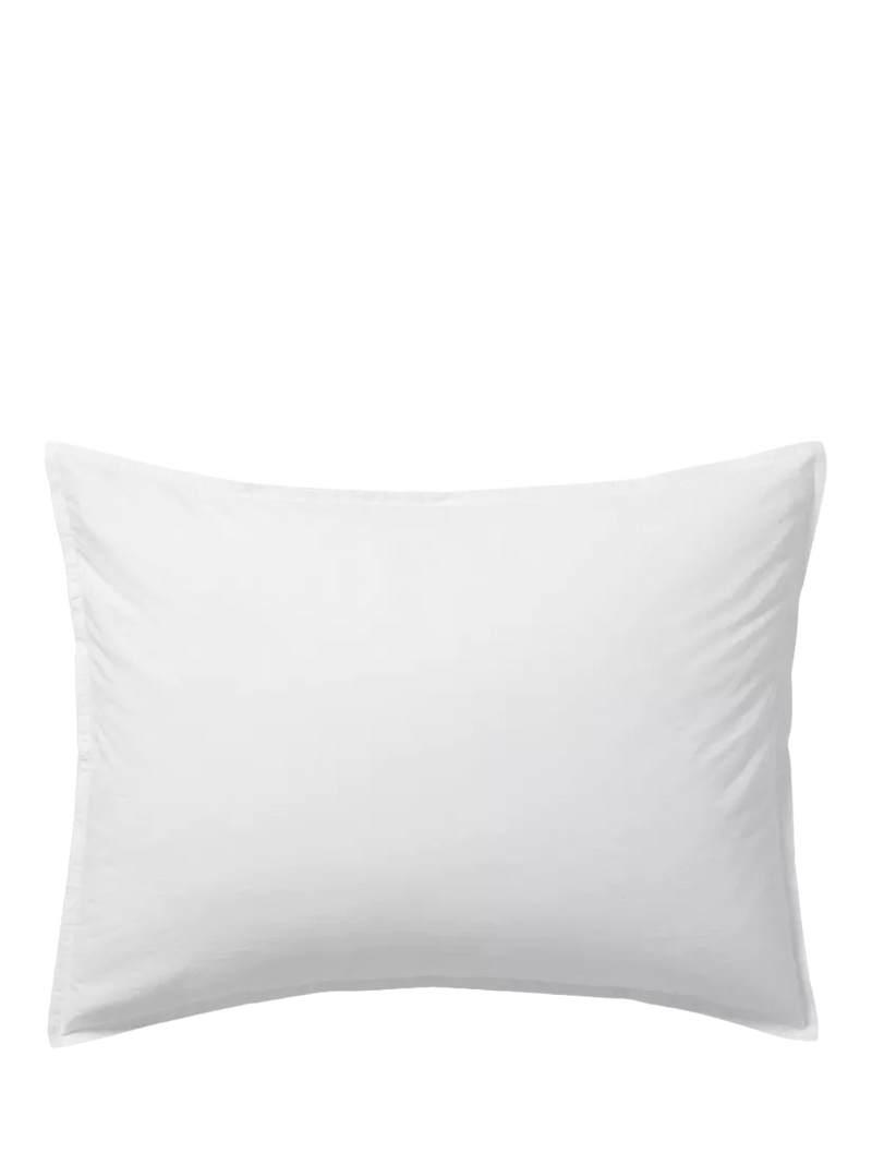 West Elm organic cotton pillowcase set of 2 white standard, UK version