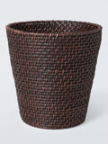 John Lewis rattan wastepaper basket in cocoa finish, imported from the UK