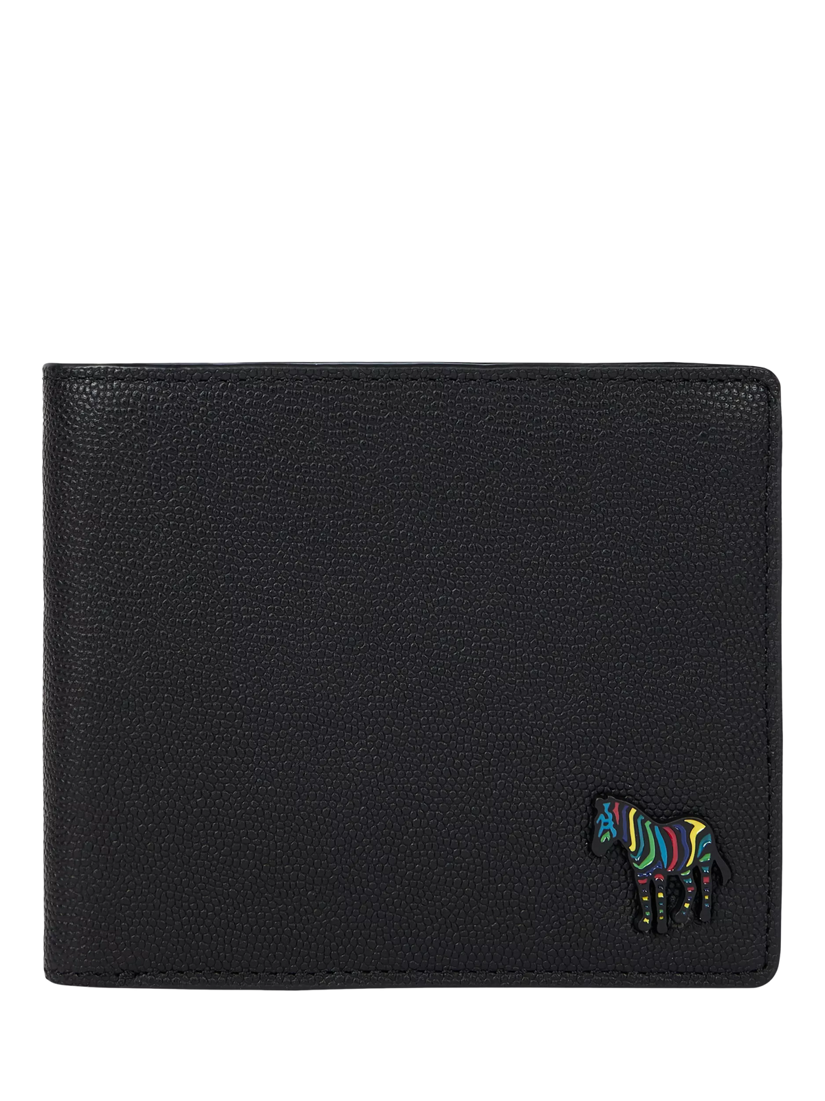 Paul Smith black zebra leather wallet - British product