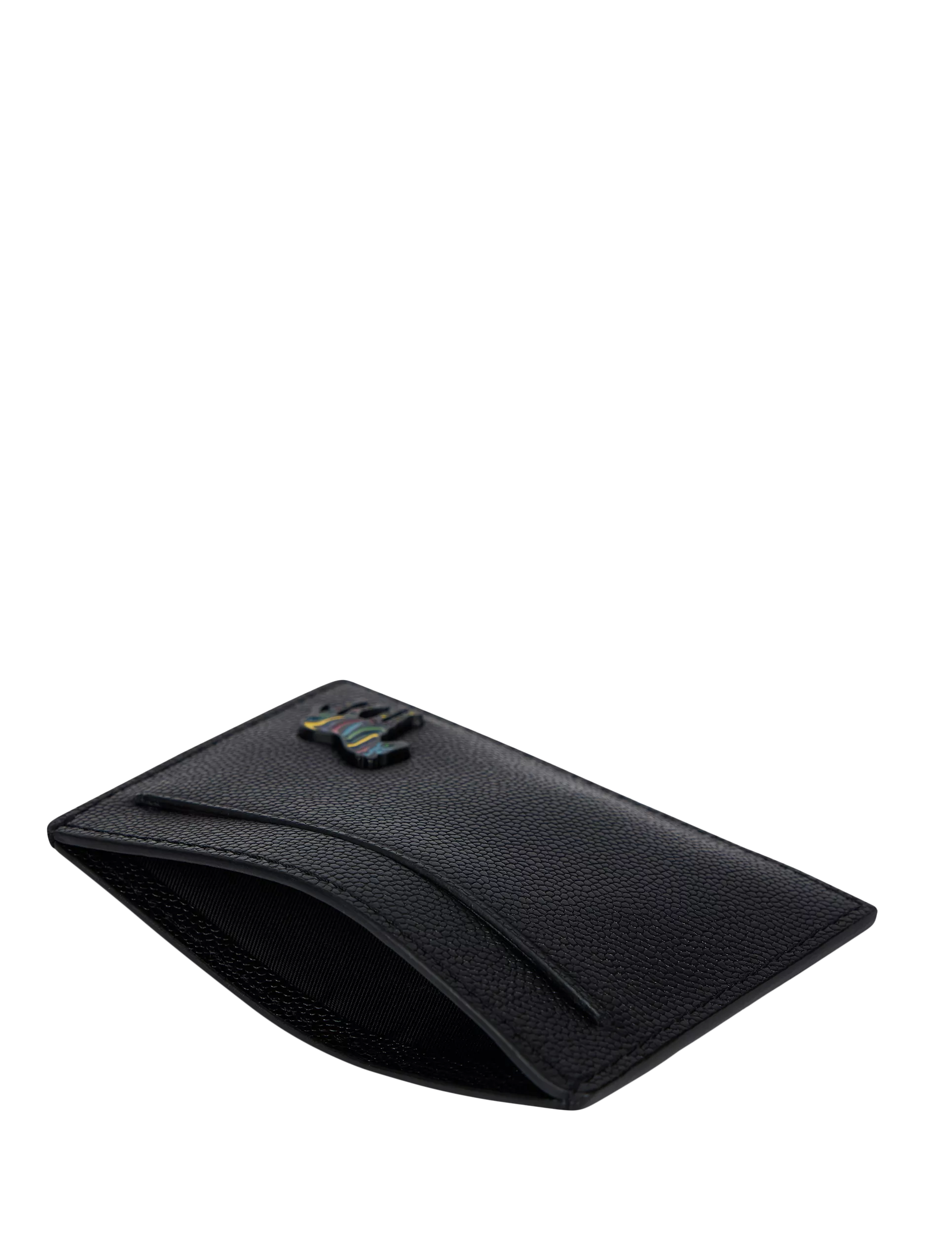Paul Smith zebra leather card holder black (British brand)