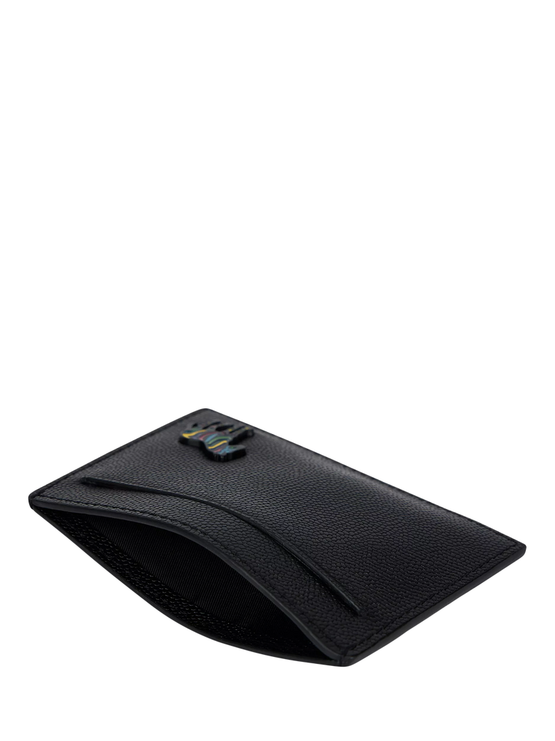 Paul Smith zebra leather card holder black (British brand)