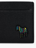 Paul Smith zebra leather card holder black (British brand)