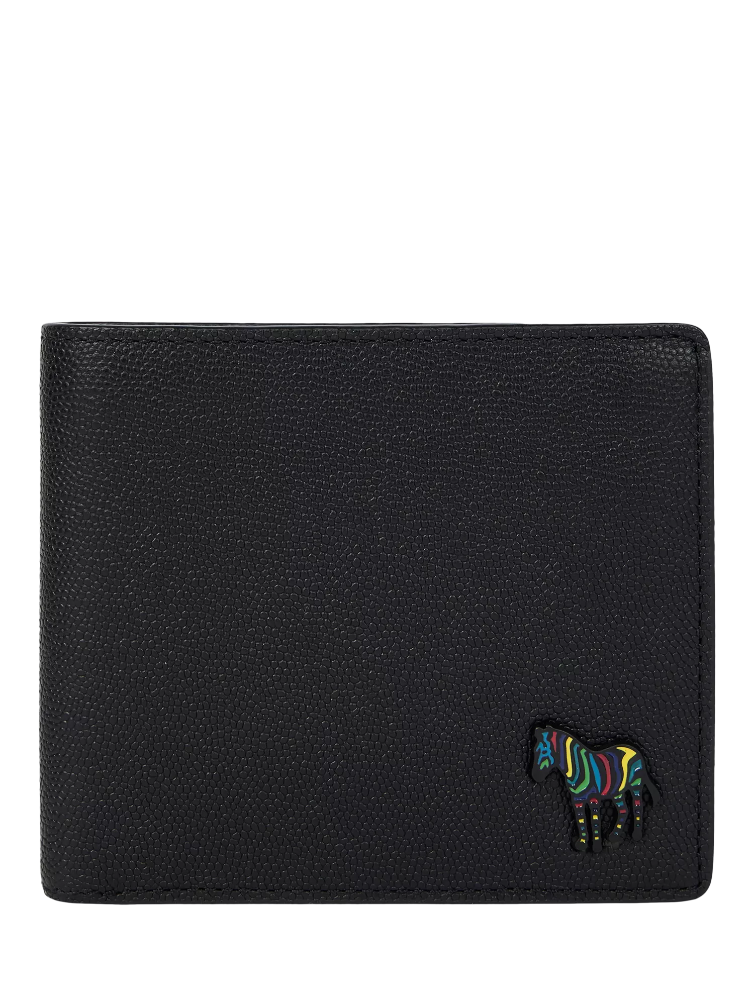 Paul Smith zebra coin pouch leather wallet in black (British brand)