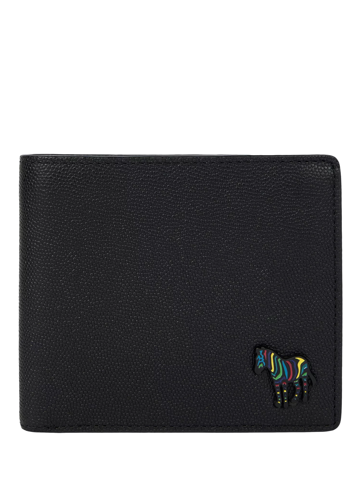 Paul Smith zebra coin pouch leather wallet in black (British brand)