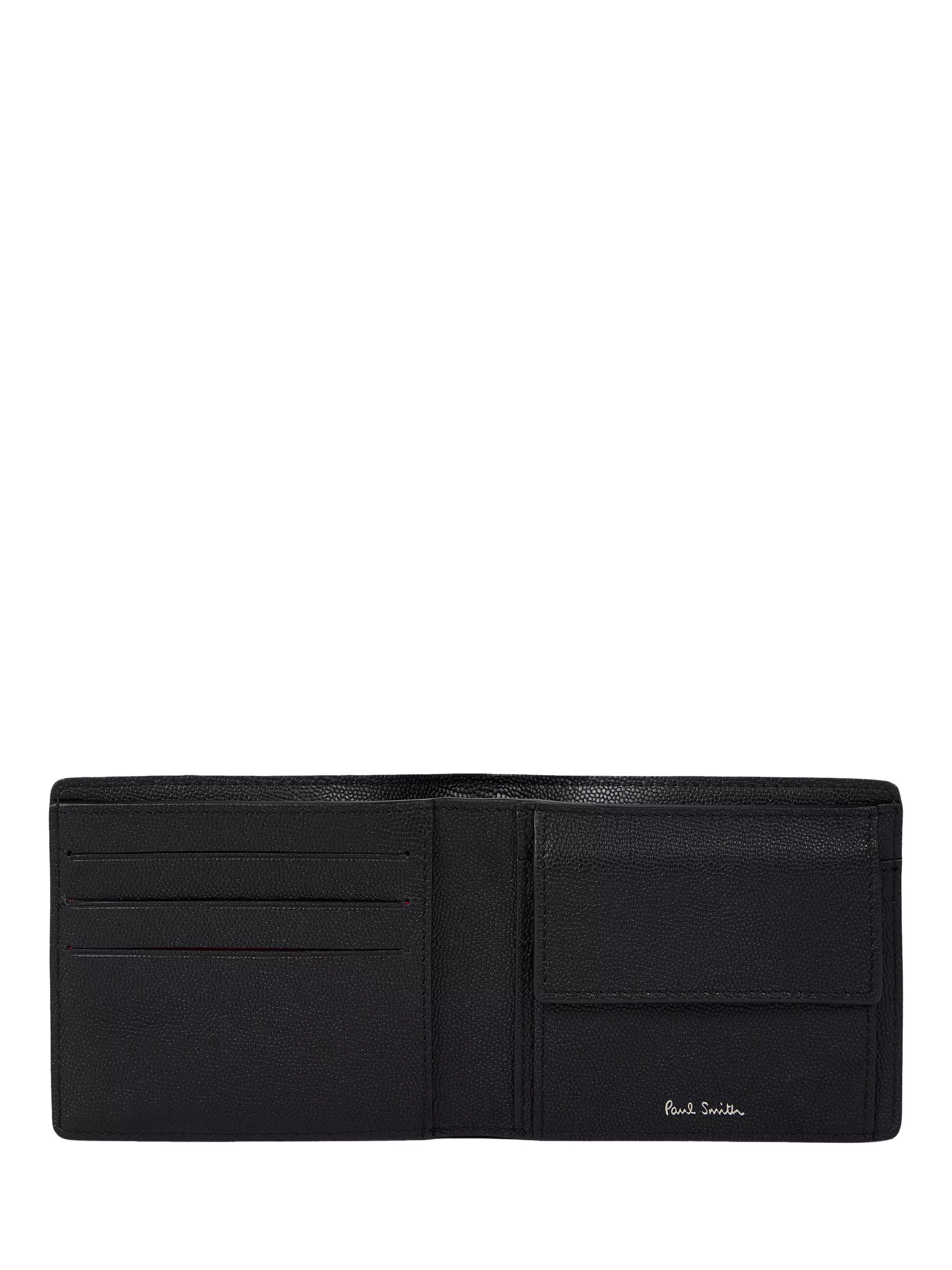 Paul Smith zebra coin pouch leather wallet in black (British brand)