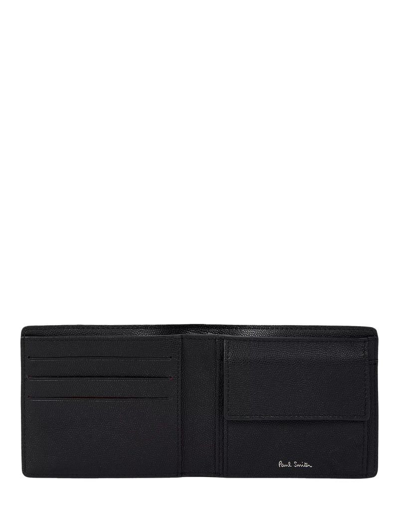 Paul Smith zebra coin pouch leather wallet in black (British brand)
