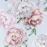 Arthouse Mixed Peonies Mint Wallpaper Roll 53cm x 1005m - British product