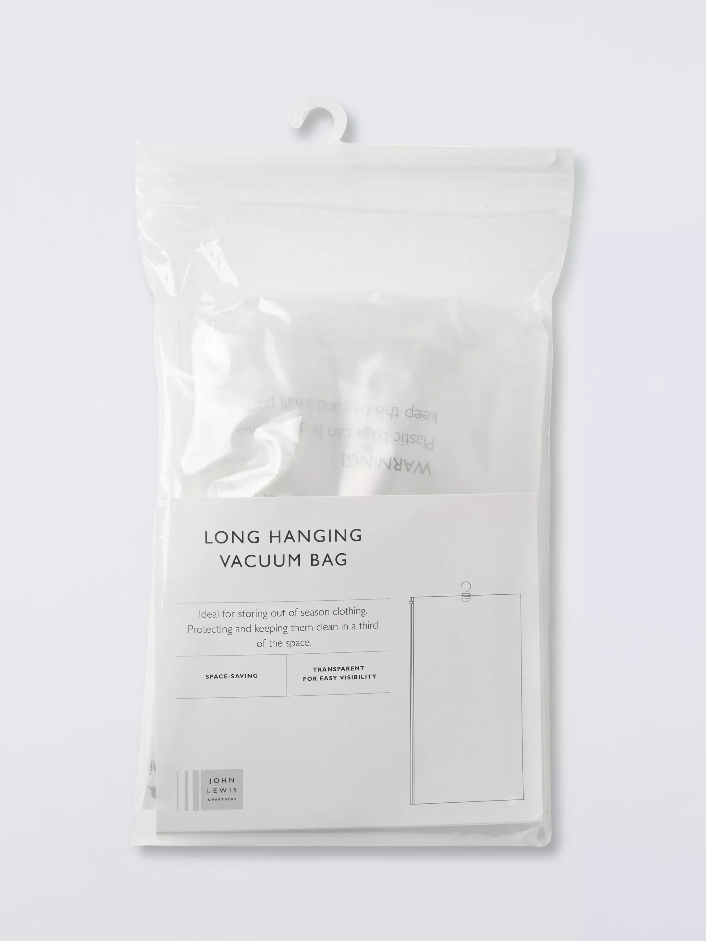 John Lewis vacuum storage bag long (British brand)