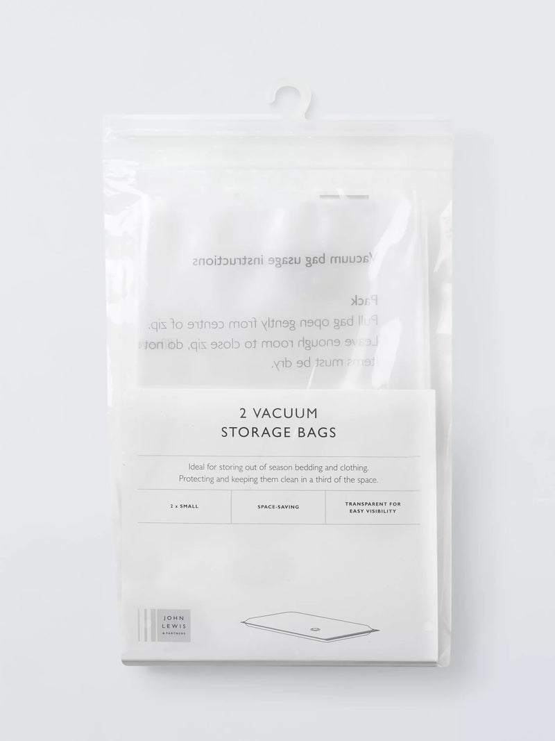 John Lewis vacuum storage bags small set of 2, UK version
