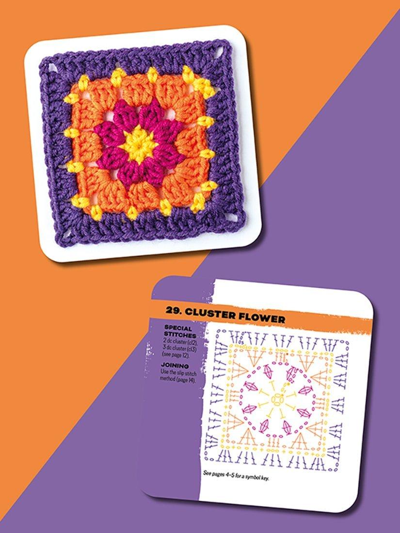 Search Press Granny Square Card Deck 50 designs (British brand)