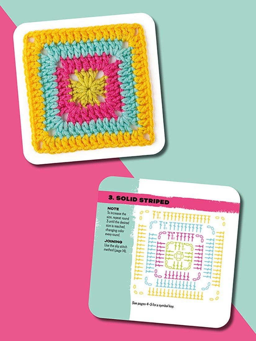 Search Press Granny Square Card Deck 50 designs (British brand)