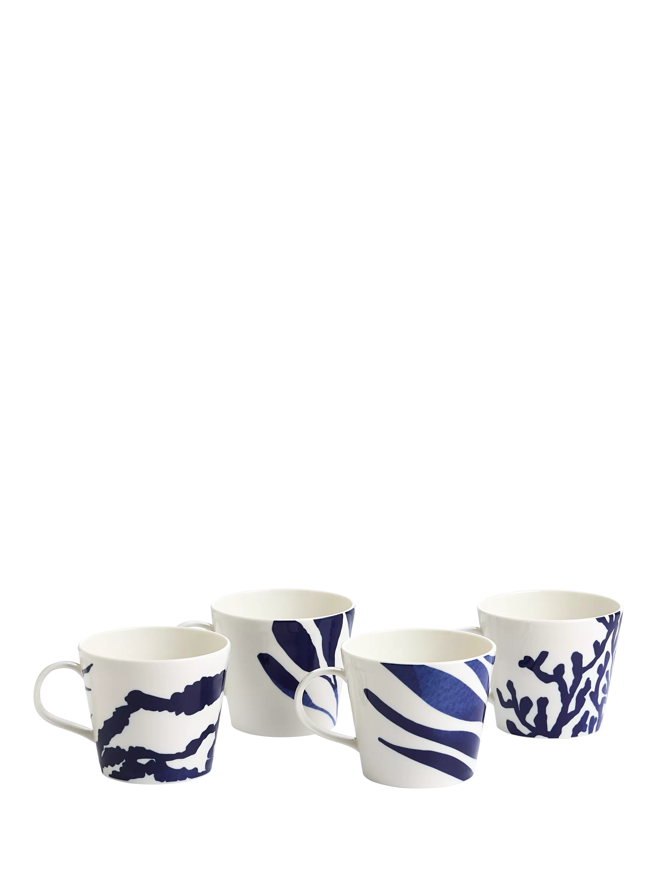 Royal Doulton Pacific porcelain mug set in blue 400ml - British product