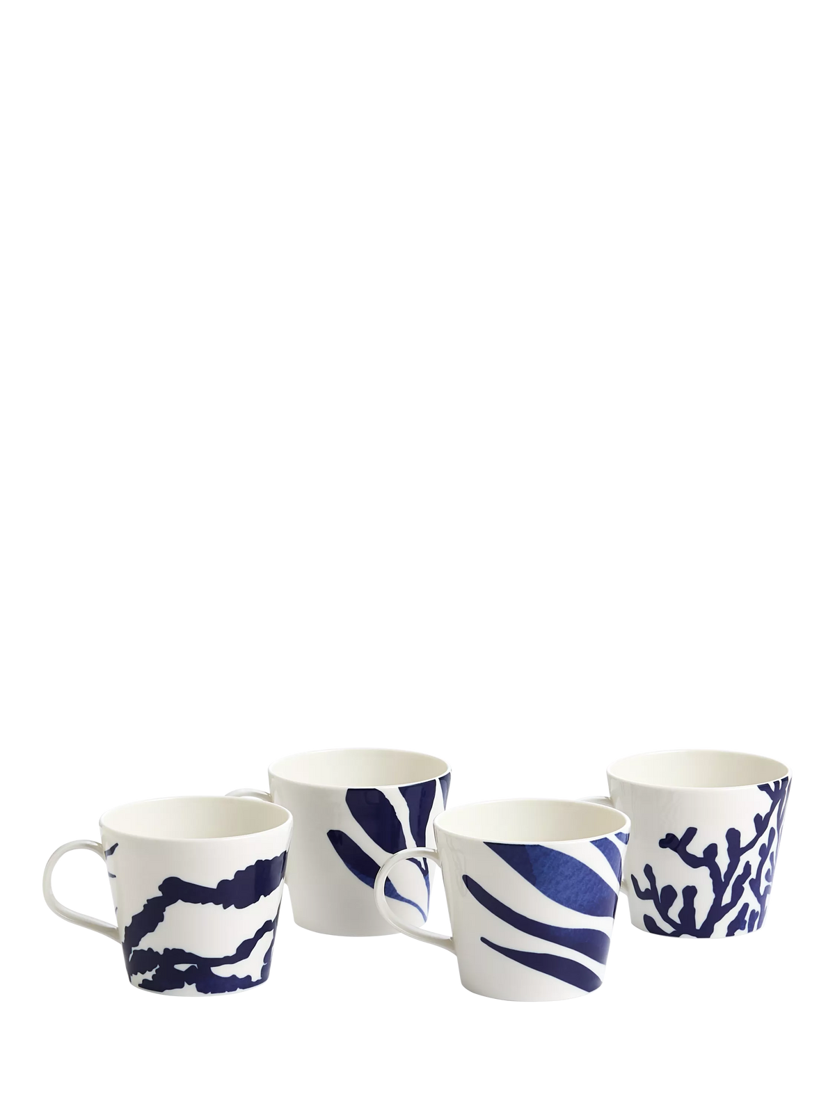 Royal Doulton Pacific porcelain mug set in blue 400ml - British product