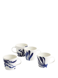 Royal Doulton Pacific porcelain mug set in blue 400ml - British product